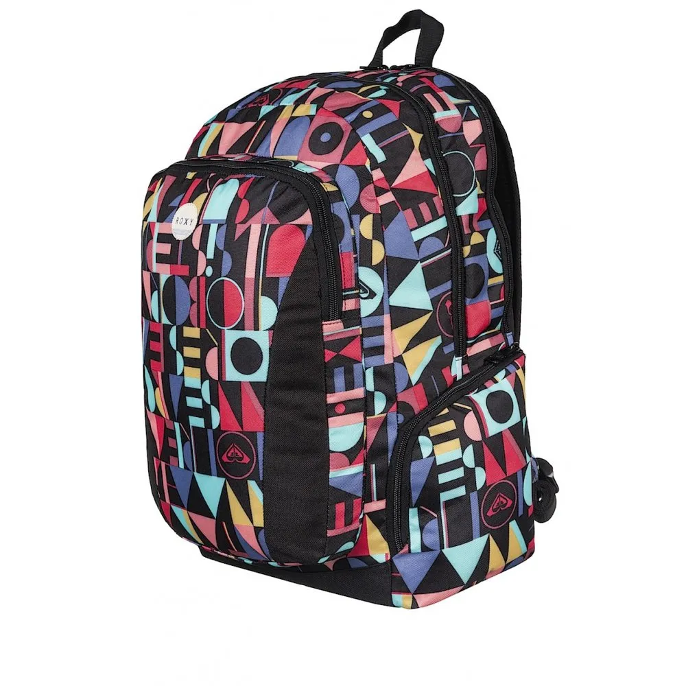 Mochila Roxy doble ERJBP03112 Alright Backpack para ordenador logos multicolor