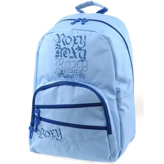 Mochila Roxy doble XUWBA231 Ref. 4123273 Azul palo con estampado logo