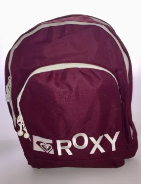 Mochila Roxy triple XRWBA201 Ref. 4112609 Head Start Color granate con logo bordado blanco