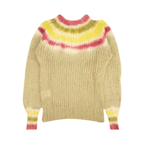 Moncler Tie Dye Wool And Mohair Sweater