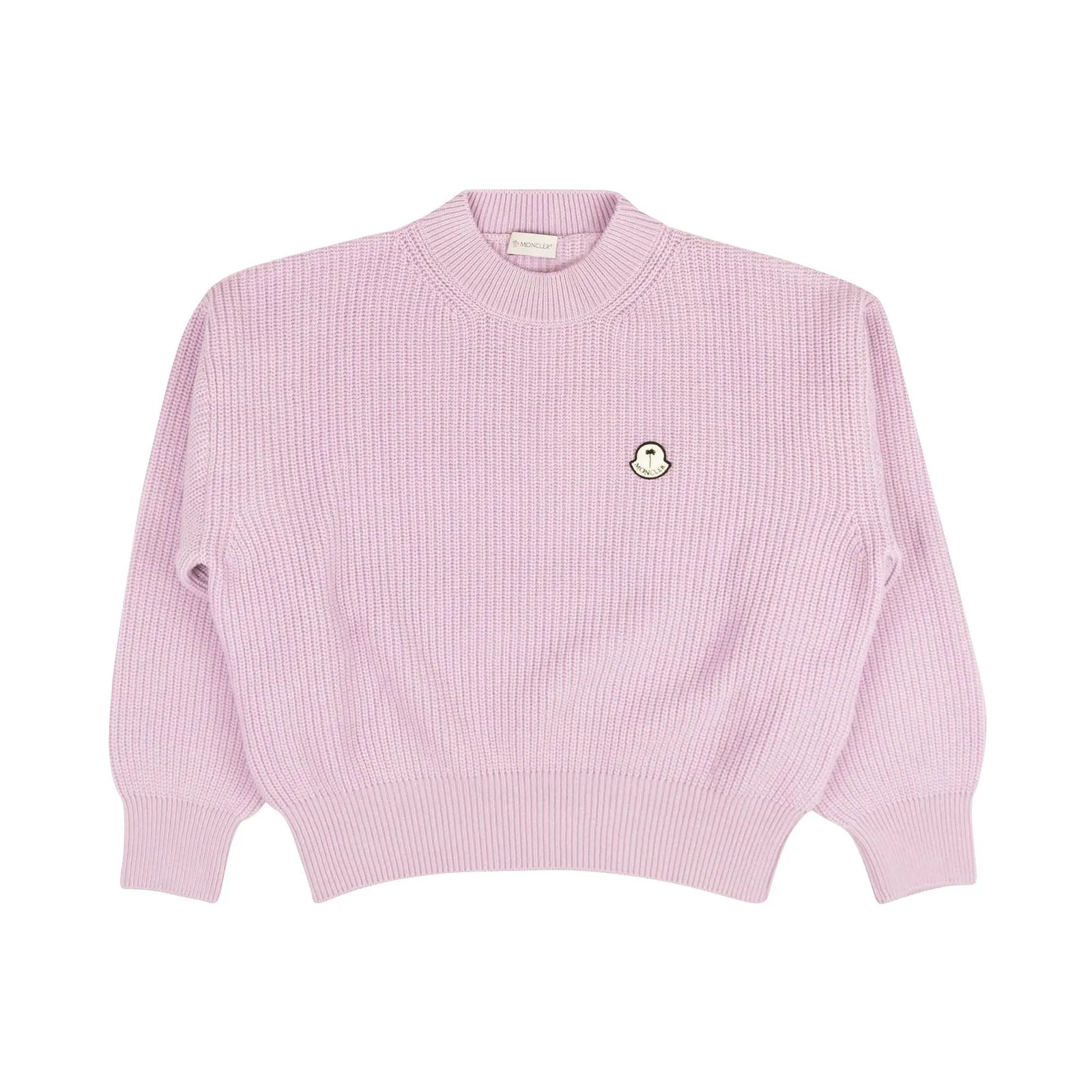 Moncler Wisteria Rib Knit Wool Sweater