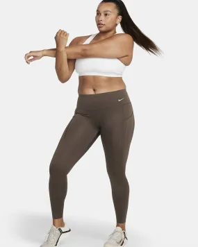 Nike Go Leggings de longitud completa, talle medio y sujeción firme con bolsillos - Mujer