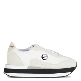 NO NAME BOOM JOGGER - Zapatillas bajas en dos materiales en blanco