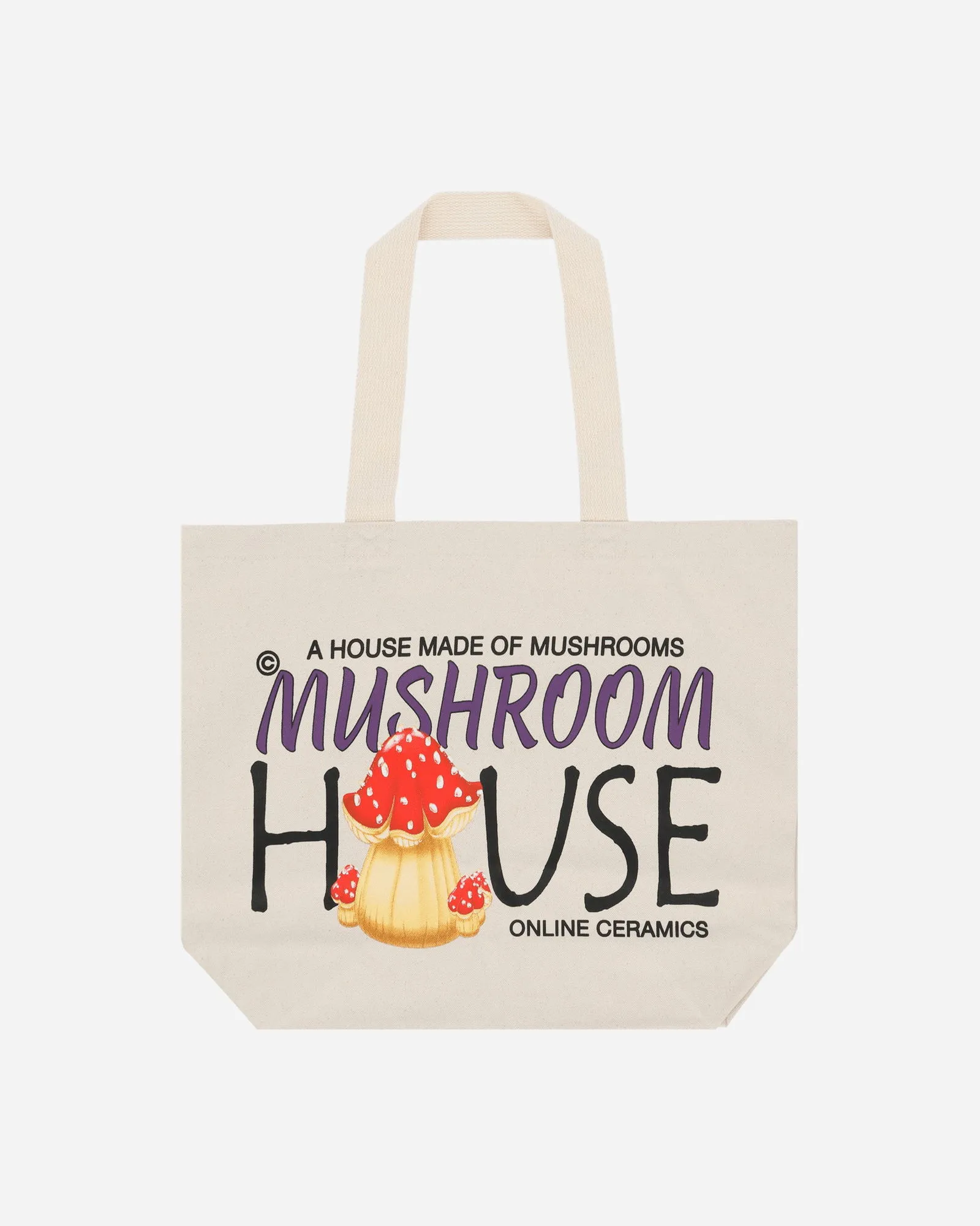 Online Ceramics A House Made Of Mushrooms Tote Bag