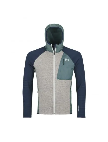 ORTOVOX Suéter Classic Knit Hoody Hombre Arctic Grey