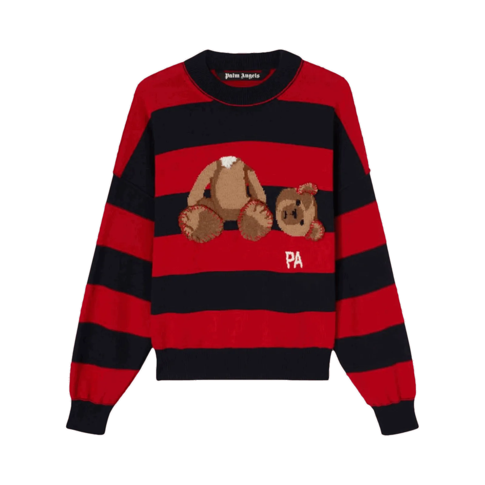 Palm Angels Bear Striped Sweater