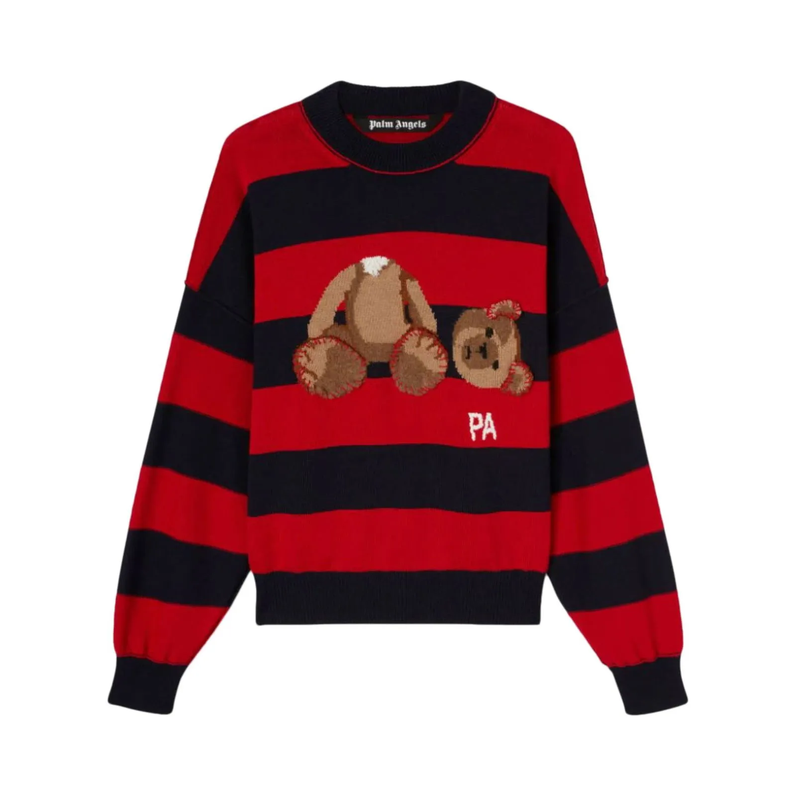 Palm Angels Bear Striped Sweater