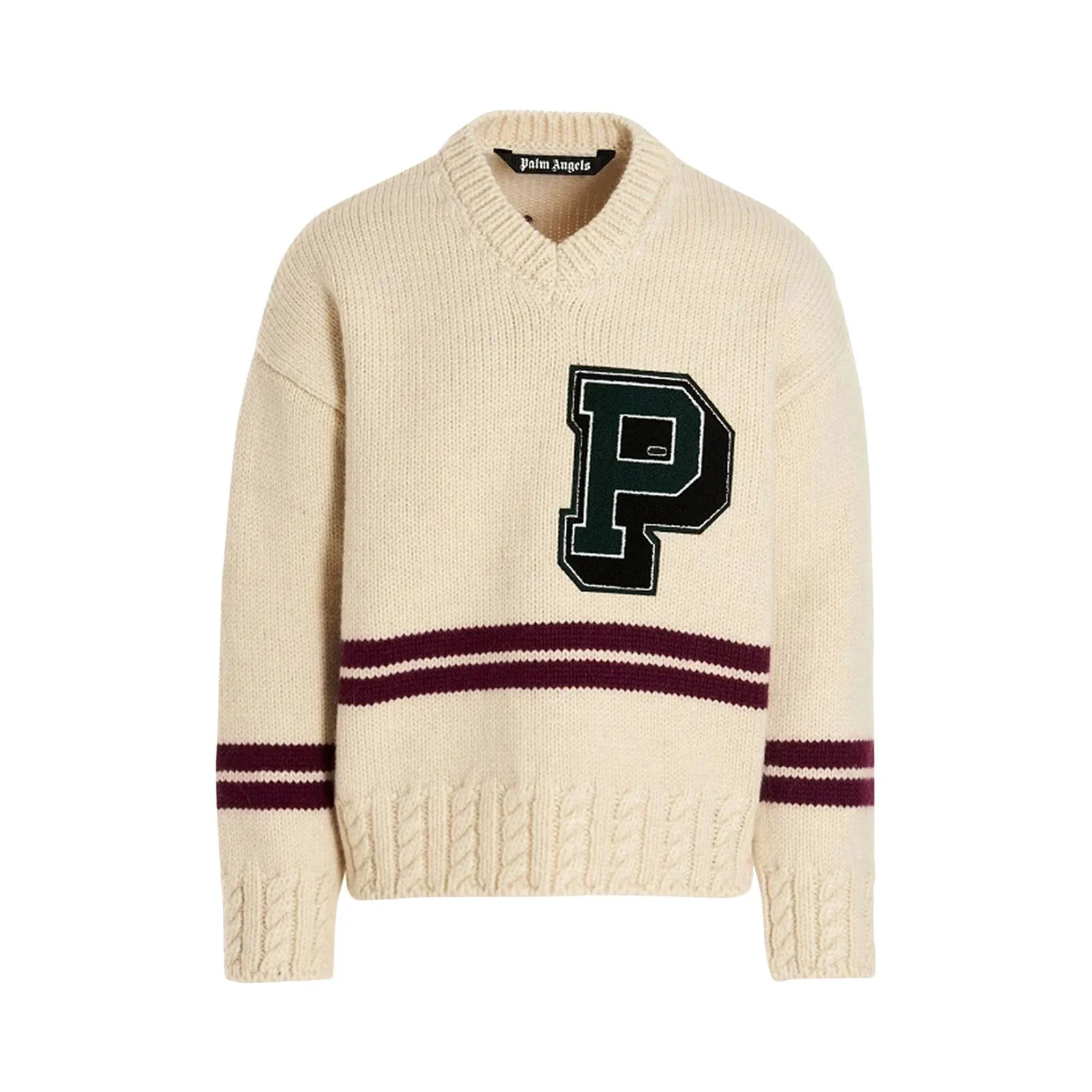 Palm Angels College V Neck Sweater