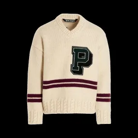 Palm Angels College V Neck Sweater