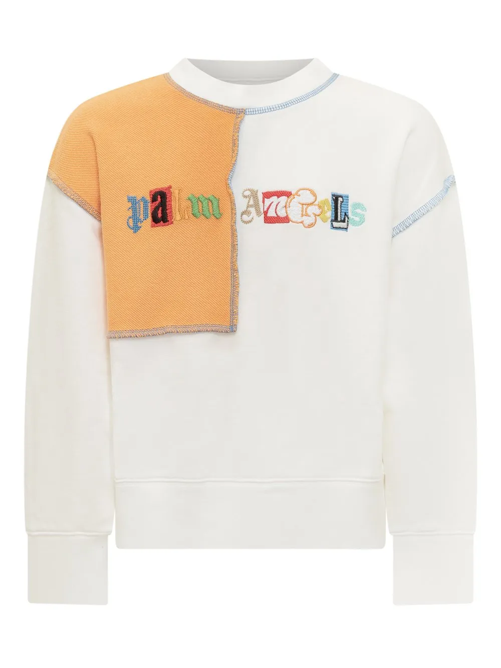 PALM ANGELS KIDS Patchwork Sweatshirt