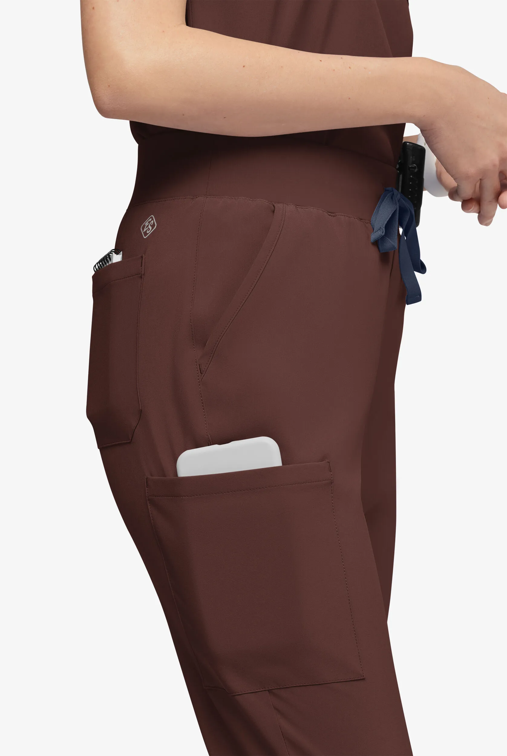 Pantalón médico Easy STRETCH Olivia estilo jogger con 7 bolsillos para mujer