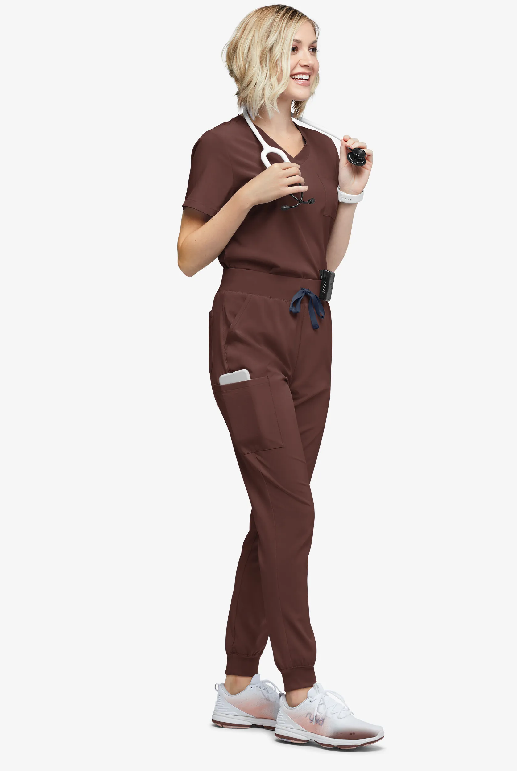 Pantalón médico Easy STRETCH Olivia estilo jogger con 7 bolsillos para mujer