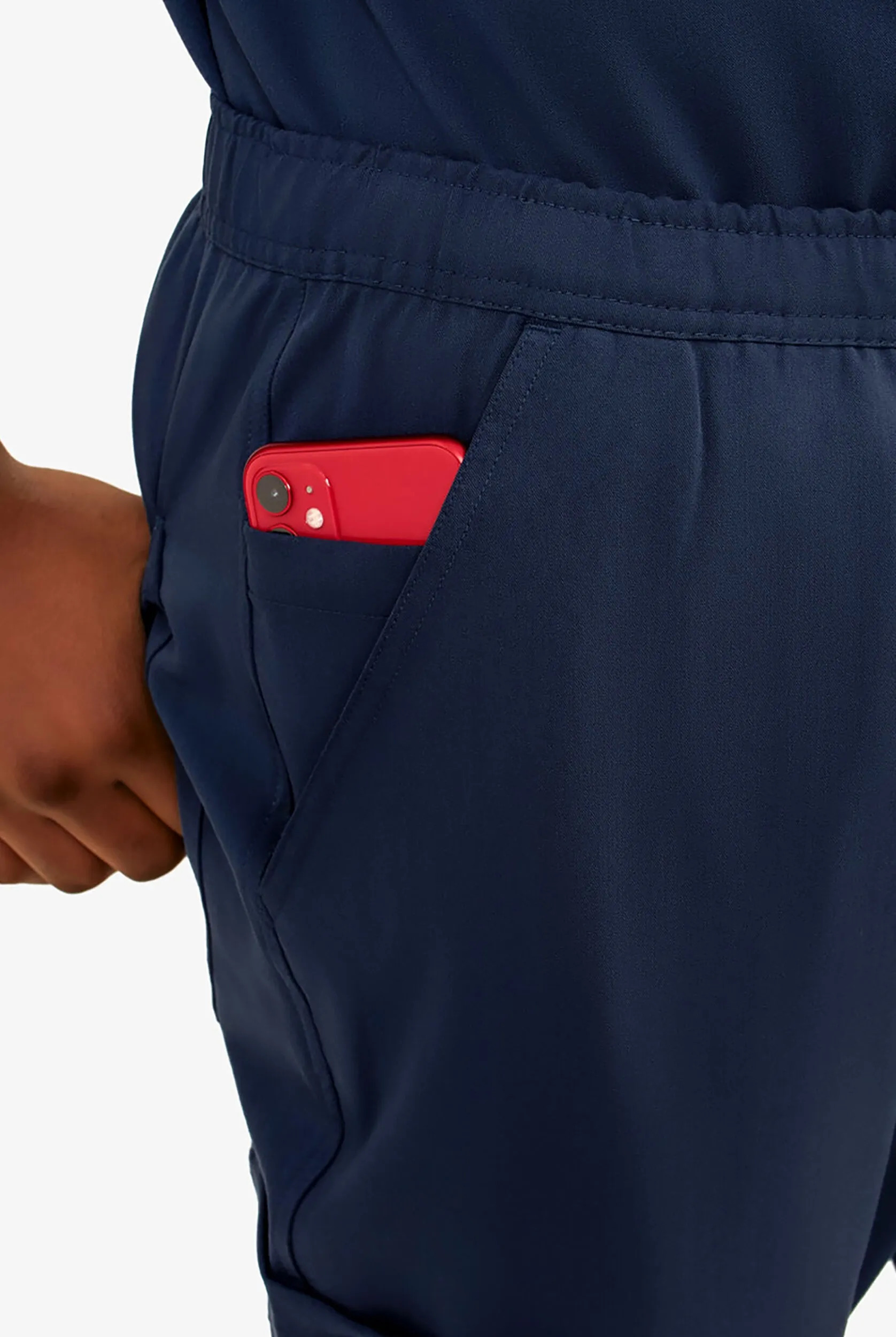 Pantalón médico Keswi estilo jogger con 10 bolsillos para hombre