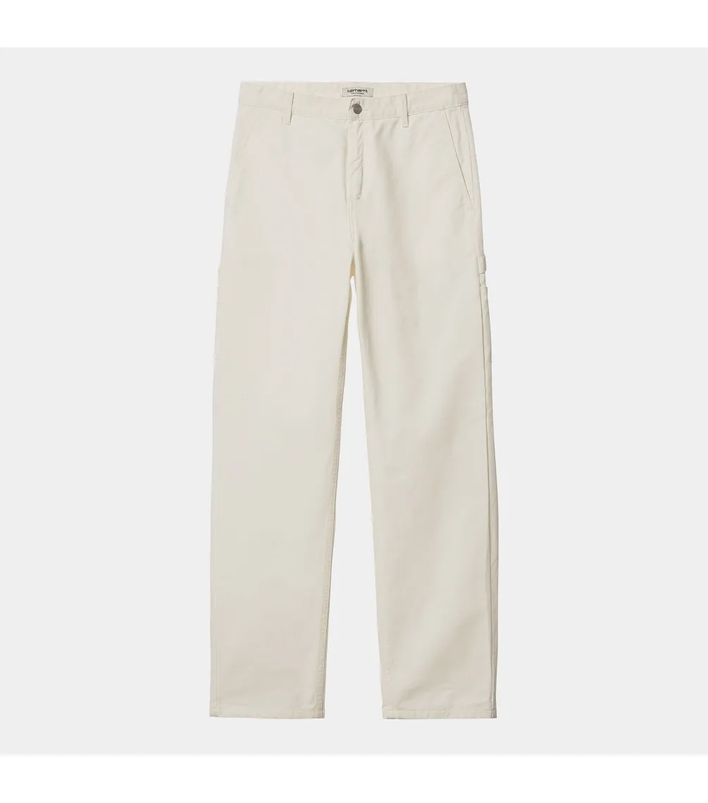 Pantalon CARHARTT WIP W  Pierce Pant Straight - Off-white rinsed