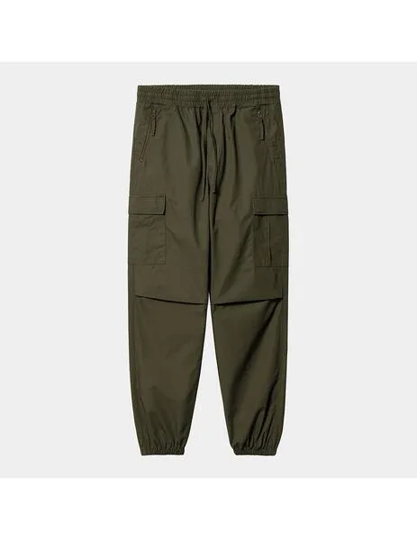 Pantalón carhartt wip cargo jogger cypress rinsed de hombre