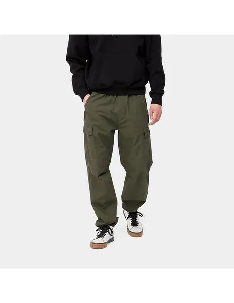 Pantalón carhartt wip cargo jogger cypress rinsed de hombre