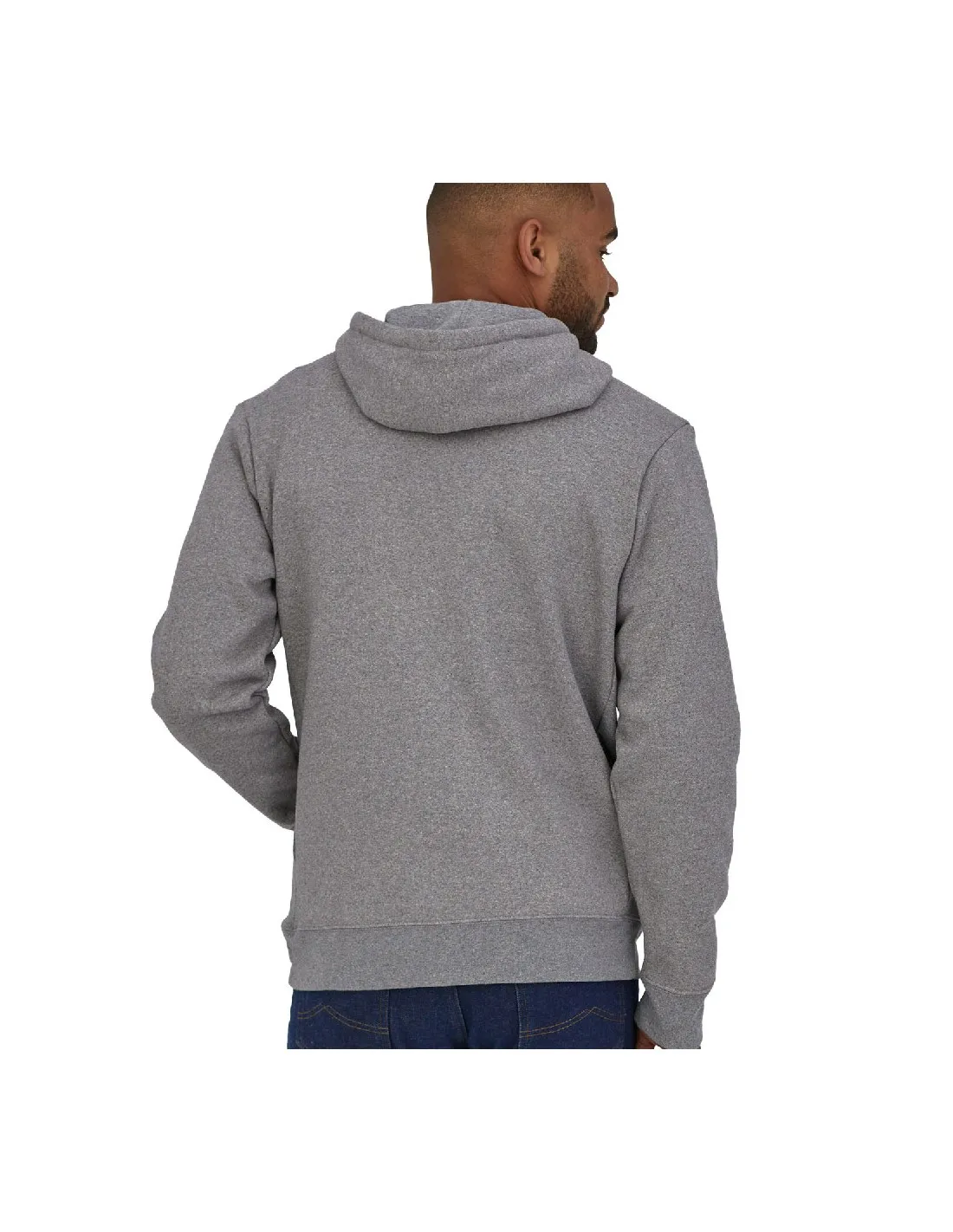 PATAGONIA P6 LOGO UPRISAL HOODY GRAVEL HEATHER