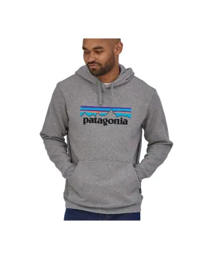 PATAGONIA P6 LOGO UPRISAL HOODY GRAVEL HEATHER