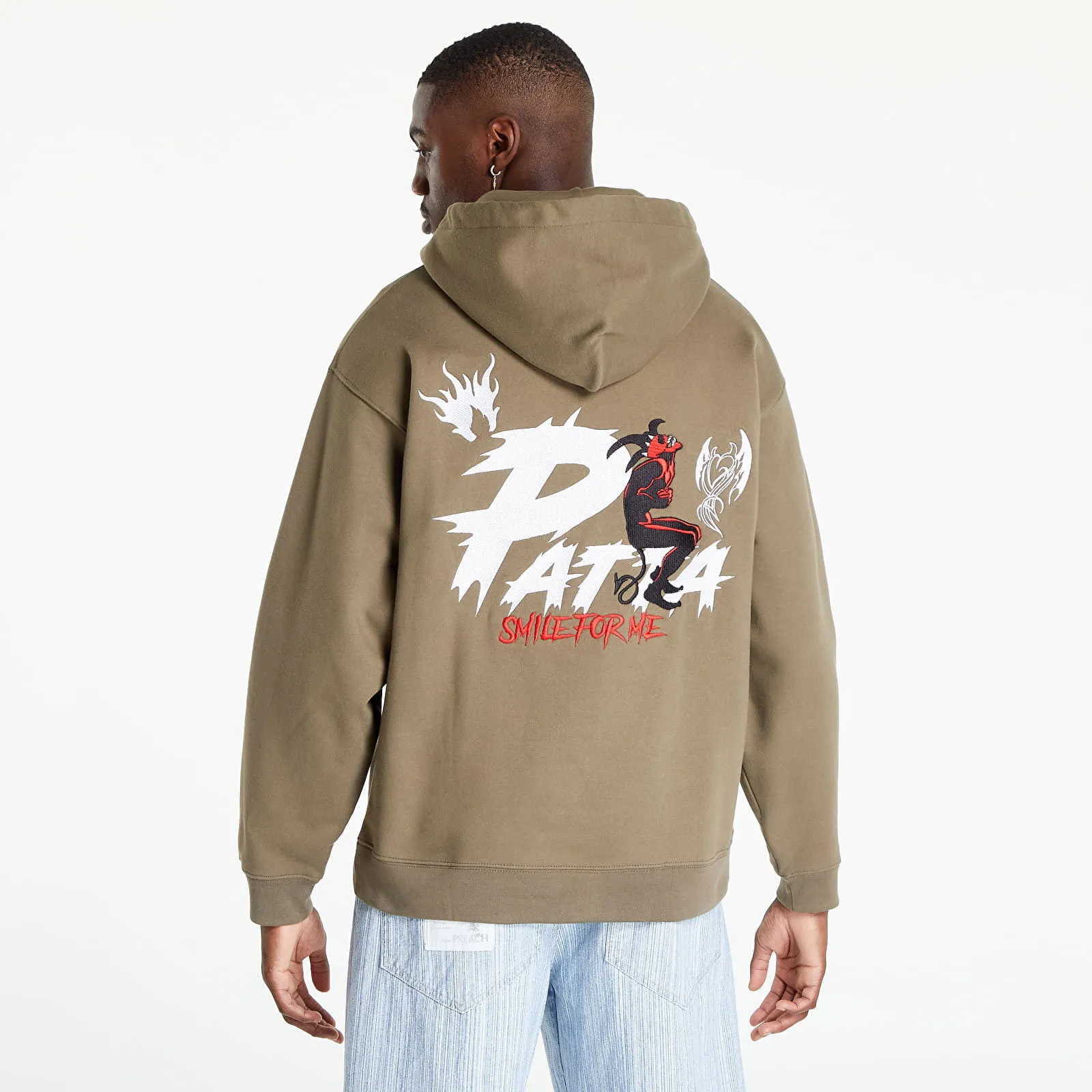 Patta Smile For Me Boxy Hooded Sweater