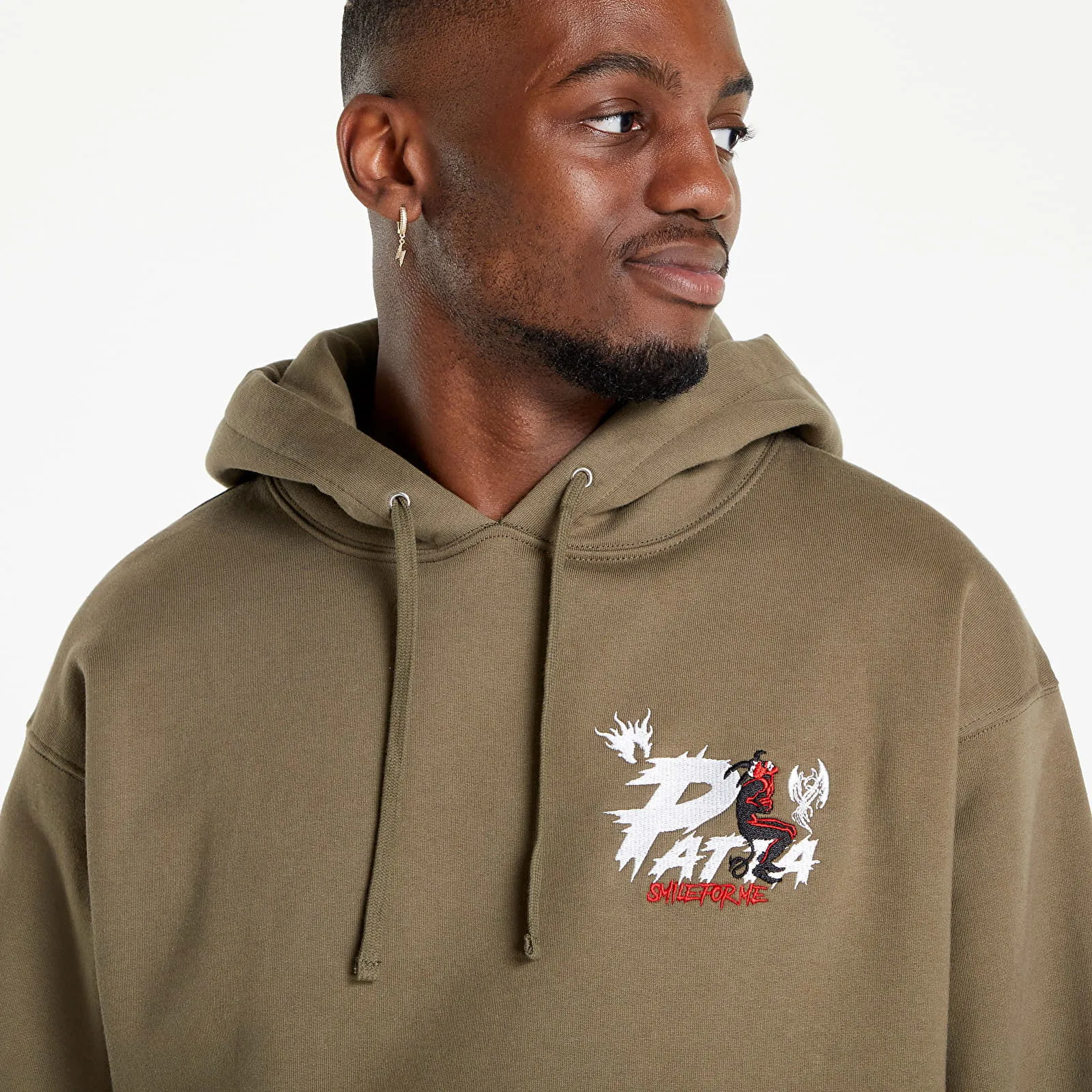 Patta Smile For Me Boxy Hooded Sweater