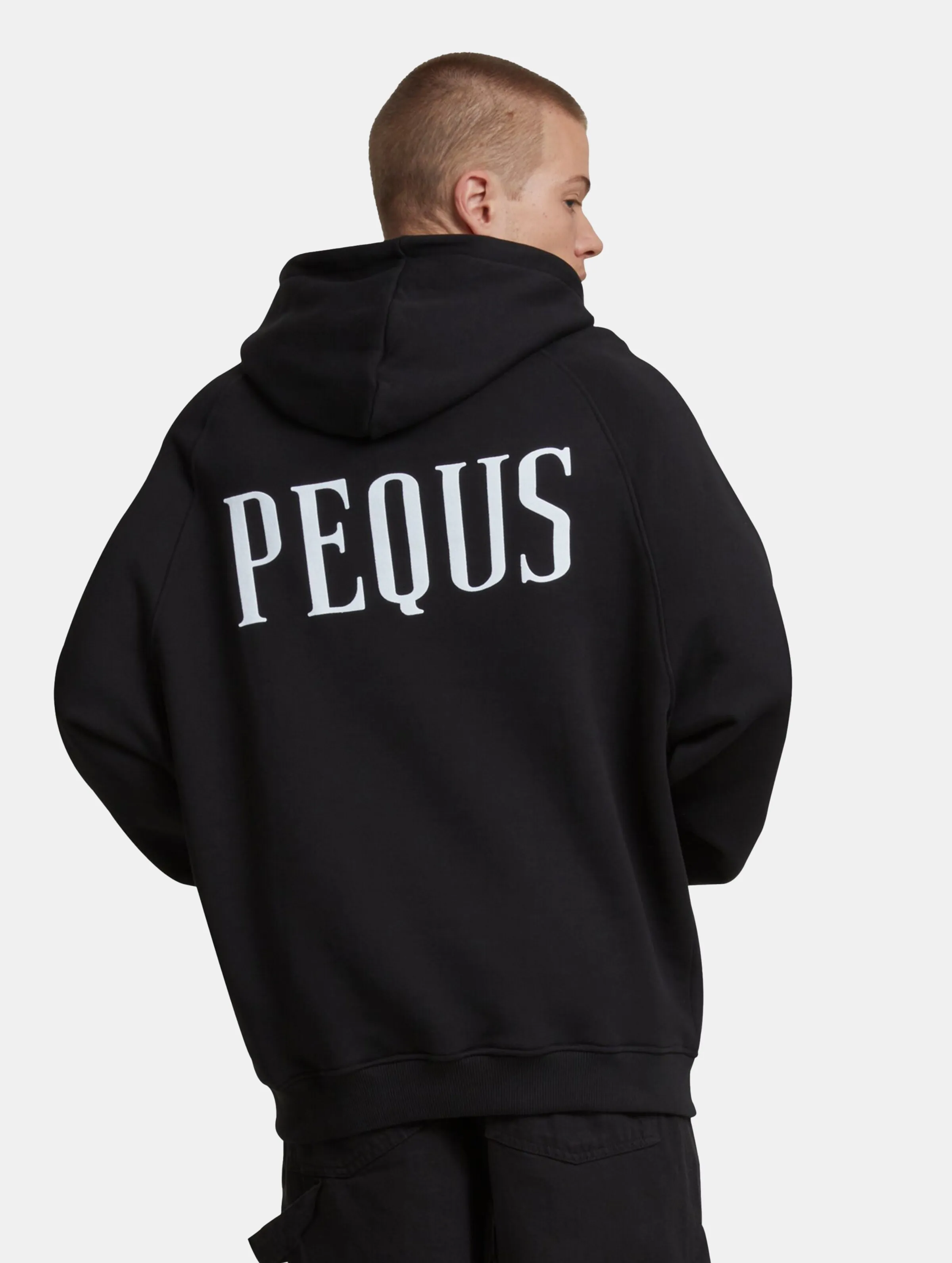 PEQUS PEQUS Back Logo Hoodies