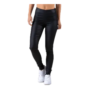 Pieces Skin Paro Hw Coated Leggings Black