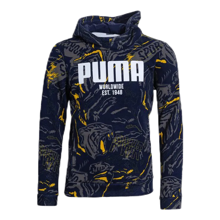 Puma Alpha AOP Hoody Jr Blue