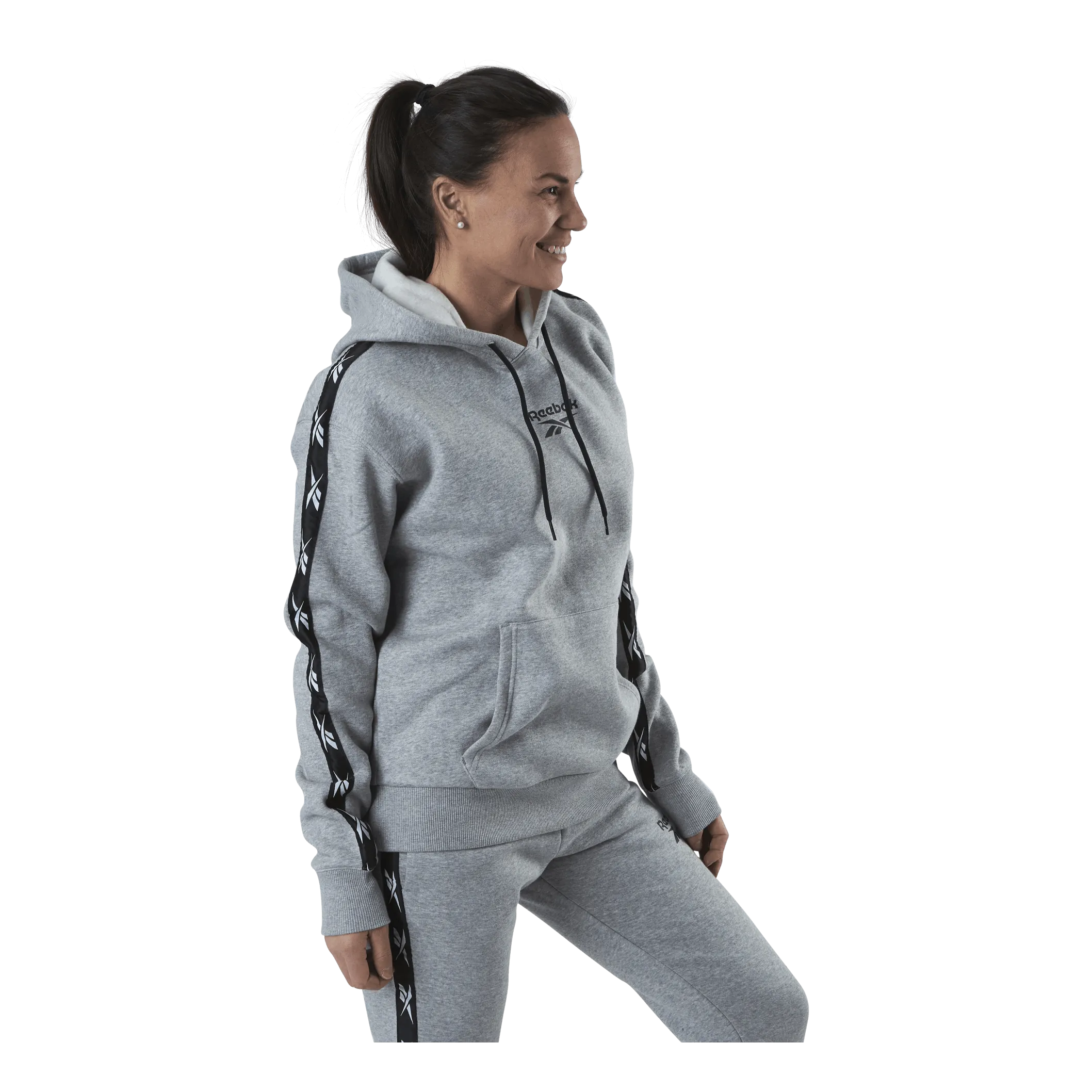 Reebok Te Tape Pack Hoody Grey