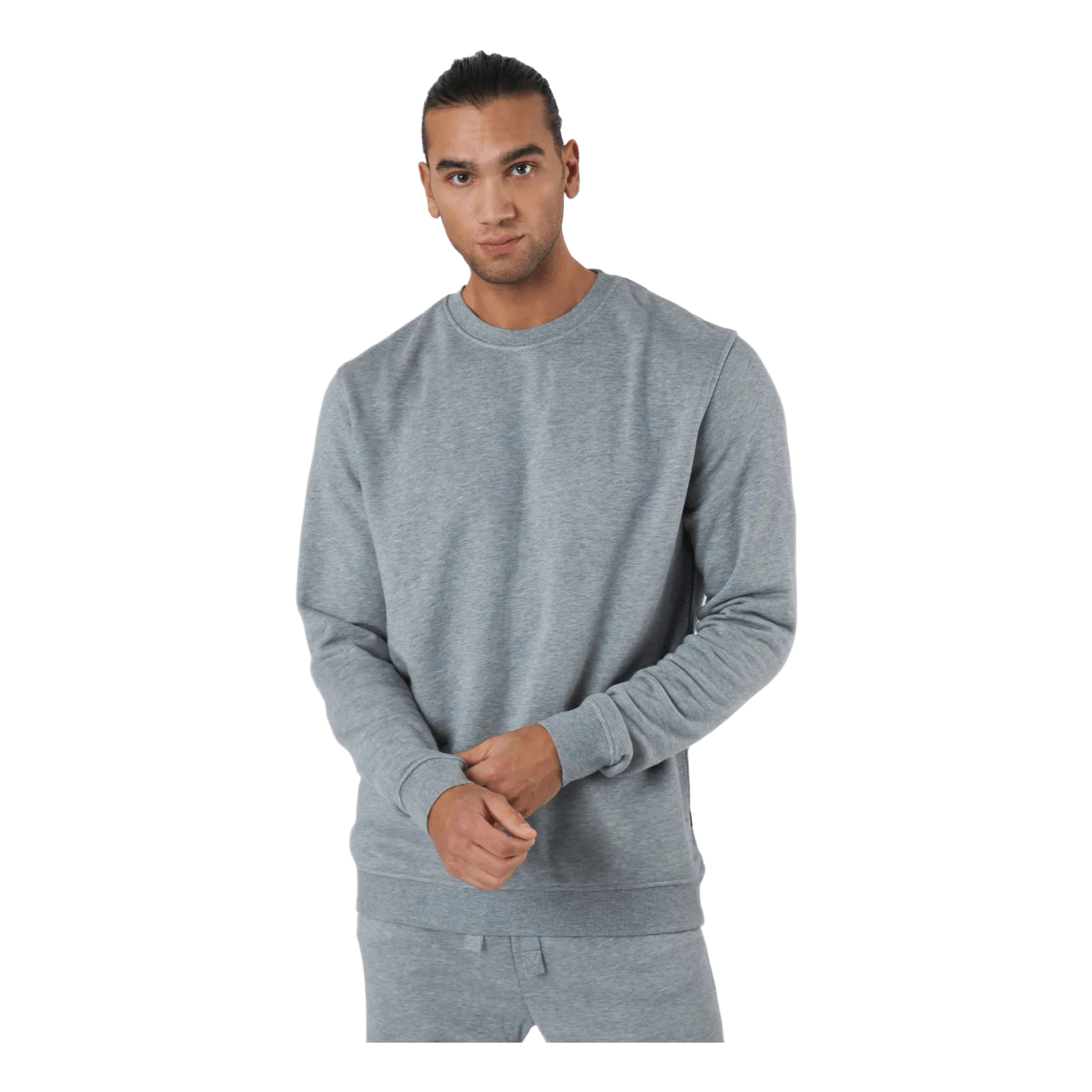 Resteröds Sweatshirt Bamboo Grey Melange