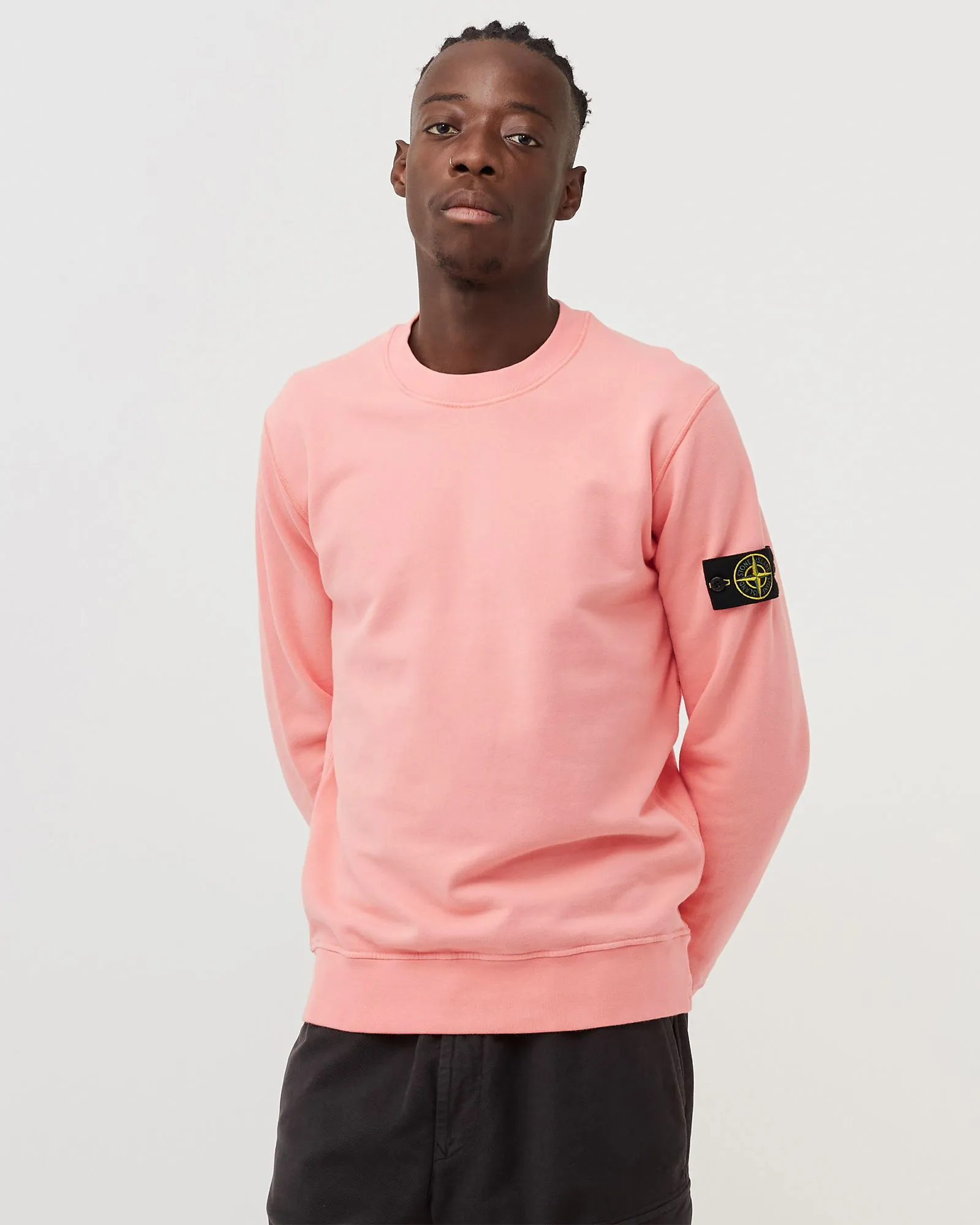 Stone Island Sweatshirt Brushed Cotton Fleece