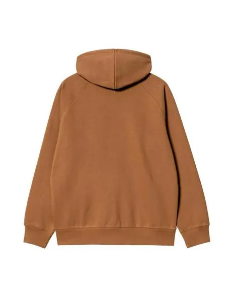 Sudadera carhartt wip hooded chase hamilton brown