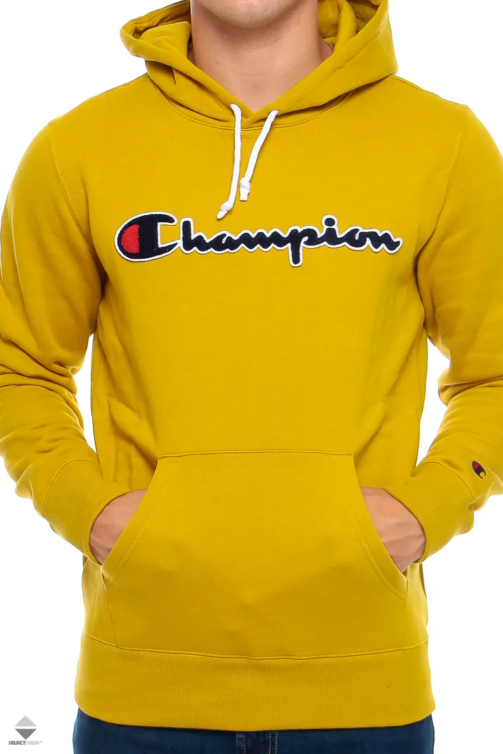 Sudadera CHAMPION Hombre con capucha  Terry Hoodie Ref. 213498-YS071 amarillo mostaza