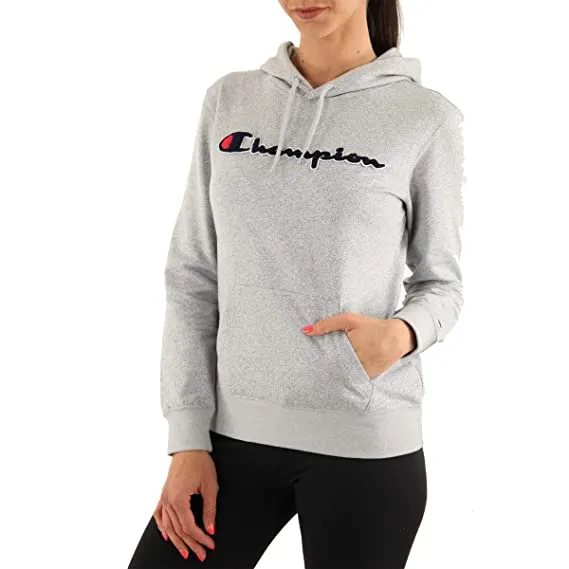 Sudadera CHAMPION Mujer con capucha Hooded Sweatshirt Ref. 111383 Grey Gris claro