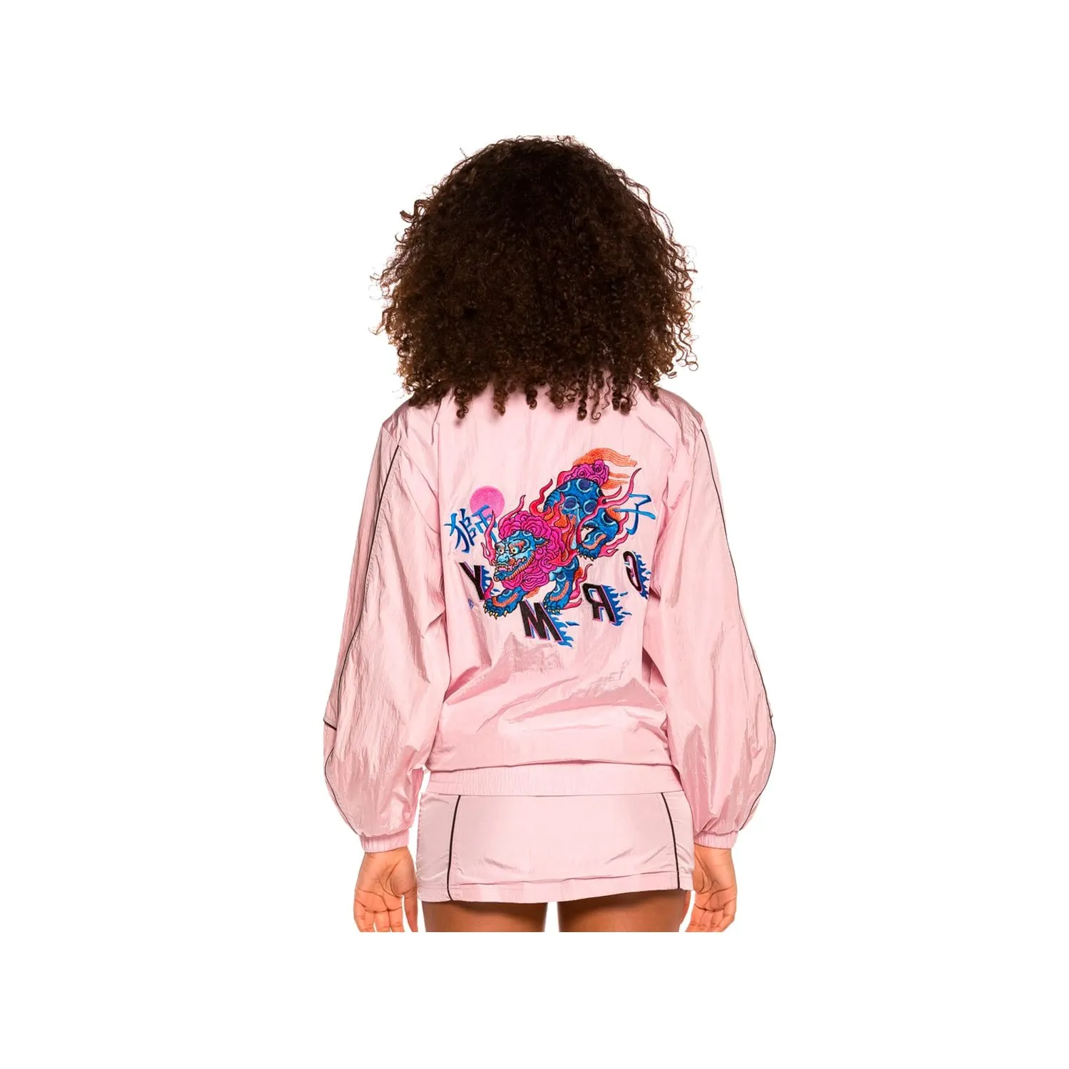 Sudadera Chica Grimey URMAH DOJO GIRL TRACK JACKET FW19 Purple Ref. GGTJ103-SS20 rosa palo