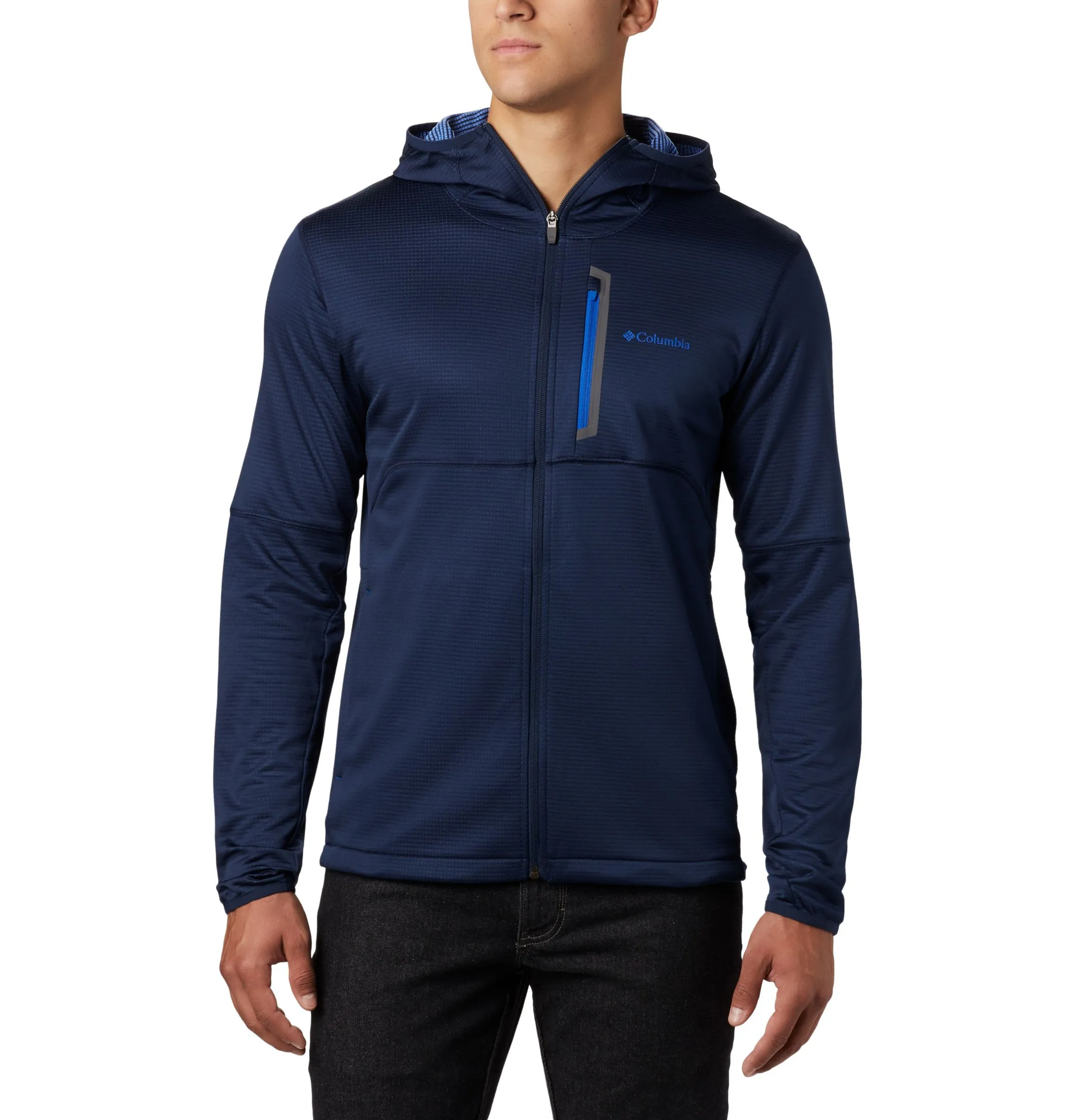 Sudadera COLUMBIA con capucha y cremallera hombre Tech Trail™  Ref. 1883331464 azul