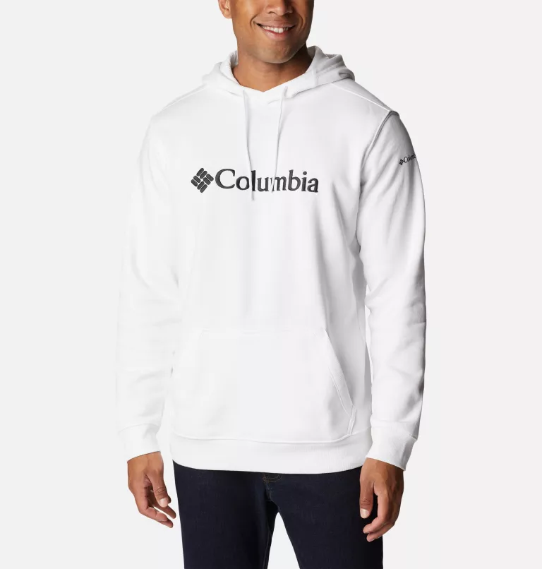 Sudadera COLUMBIA con capucha y logotipo estampado CSC Basic Logo™ para hombre Ref 1681664106 BLANCO