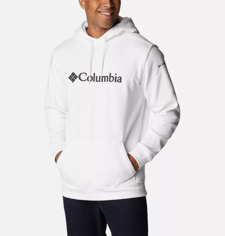 Sudadera COLUMBIA con capucha y logotipo estampado CSC Basic Logo™ para hombre Ref 1681664106 BLANCO