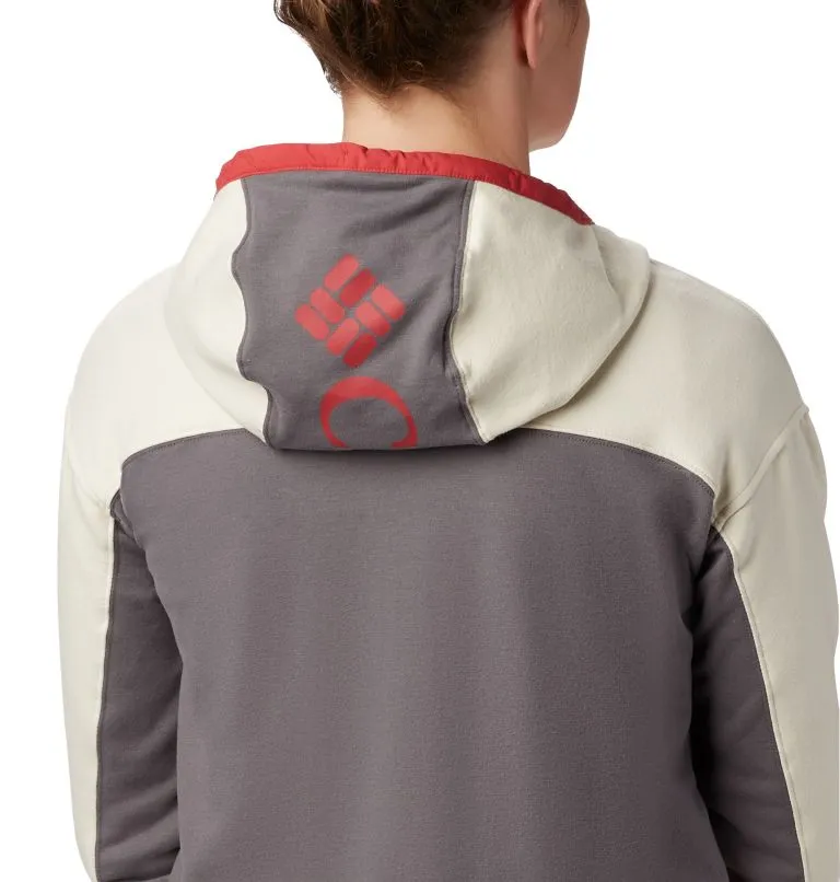 Sudadera COLUMBIA Mujer con capucha y cremallera Columbia Lodge™  Ref. 1860911023 Crema y gris