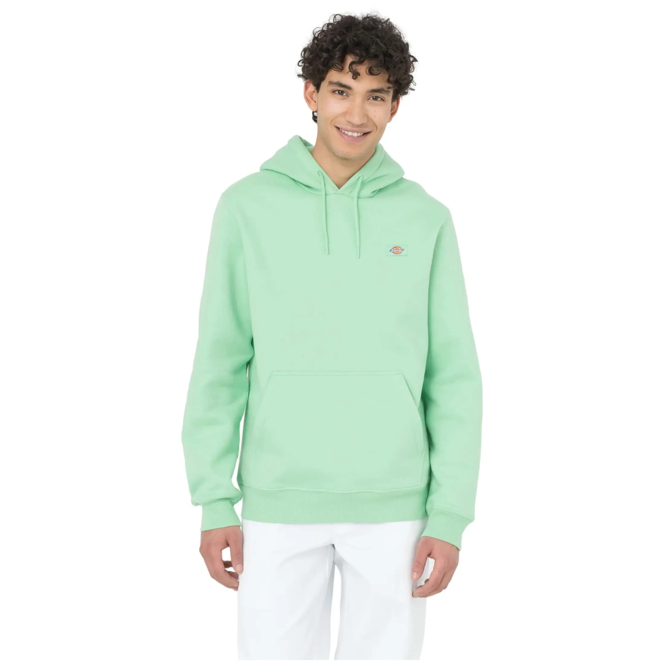 Sudadera DICKIES hombre con capucha suave OAKPORT HOODIE ref- DK0A4XCDE911 E91 verde manzana