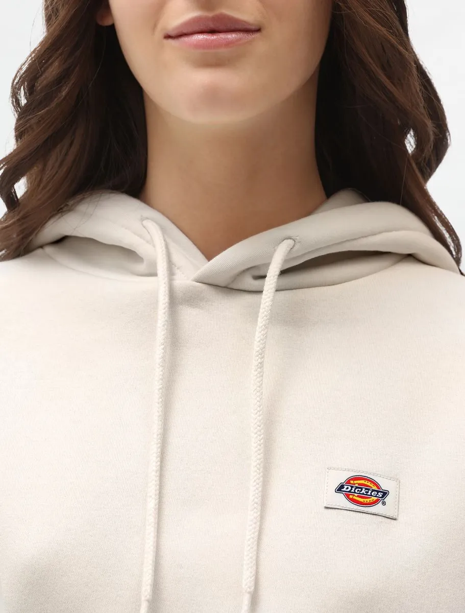 Sudadera DICKIES recortada con capucha para mujer clásica Oakport Ref. DK0A4XJTECR1 blanco crudo