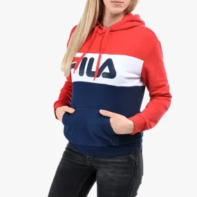 Sudadera FILA chica con capucha LORI HOODY WOMEN Ref. 687042 Roja, blanco y marino