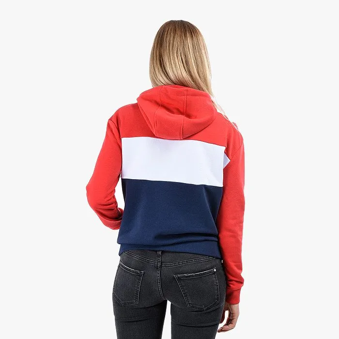 Sudadera FILA chica con capucha LORI HOODY WOMEN Ref. 687042 Roja, blanco y marino