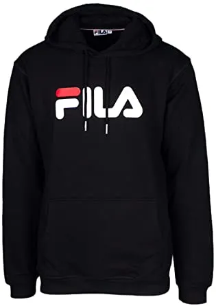 Sudadera FILA Hombre con capucha CLASSIC PURE HOODY Black Ref. 681090 negra logo pecho