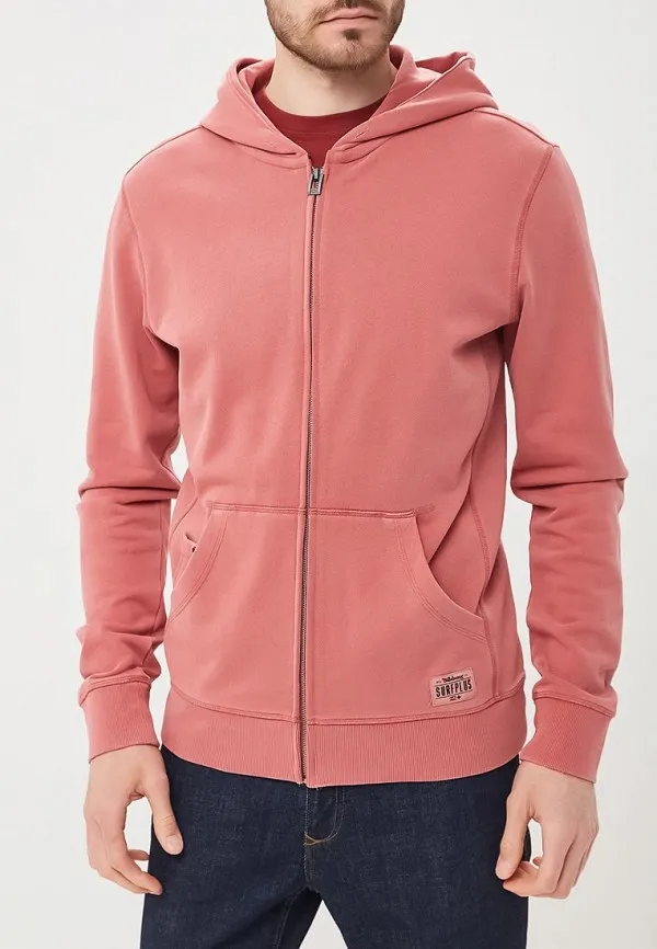 Sudadera Hombre con capucha y cremallera  Billabong wave zh 2425/washed red  ref h1fl09 bip8 rosado lavado