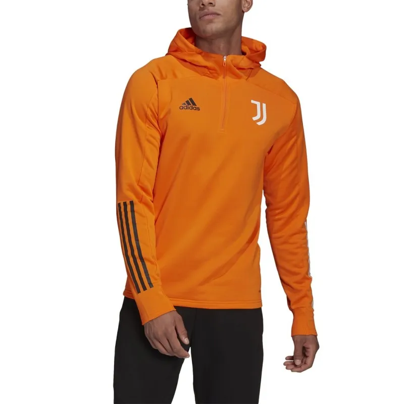 Sudadera Juventus Orange Track Hood 2020/21 Adidas