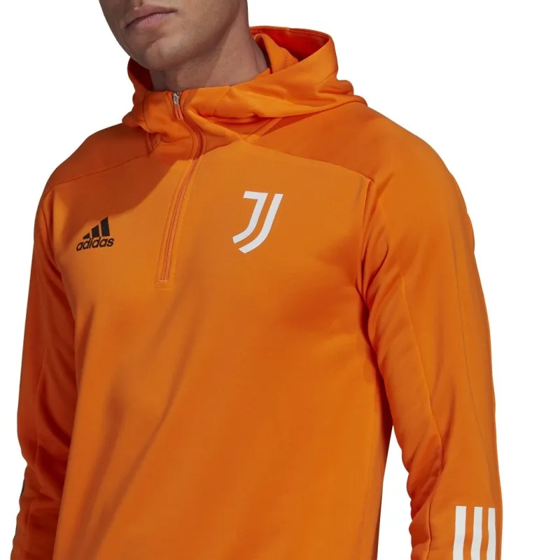 Sudadera Juventus Orange Track Hood 2020/21 Adidas