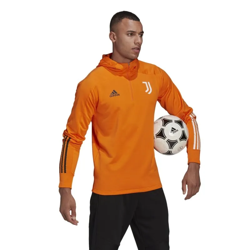 Sudadera Juventus Orange Track Hood 2020/21 Adidas