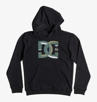 Sudadera niño DC shoes con capucha para Chicos Everyday Ref. EDBSF03068 negra logo camuflaje