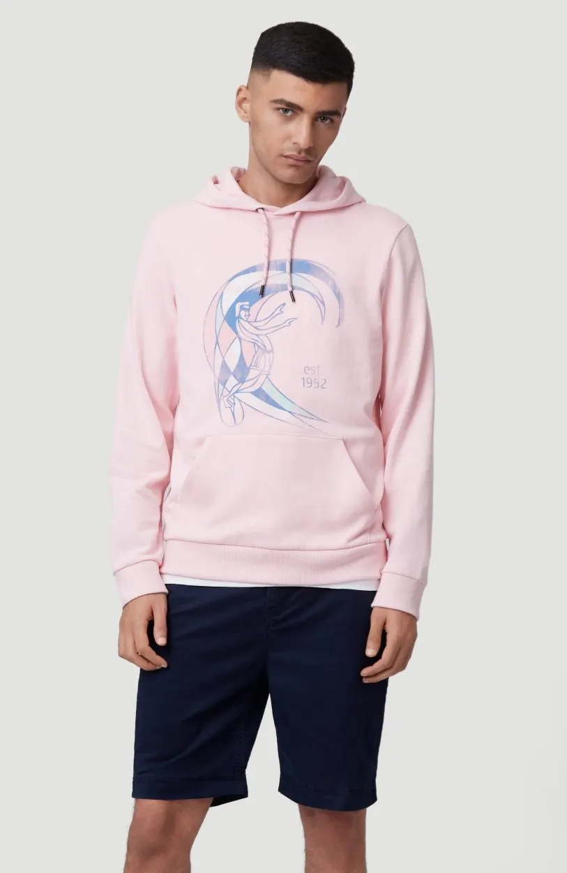 Sudadera O’NEILL hombre con capucha ORIGINAL SURFER HOODIE Crystal rose Ref.1A1414 surfera rosa palo