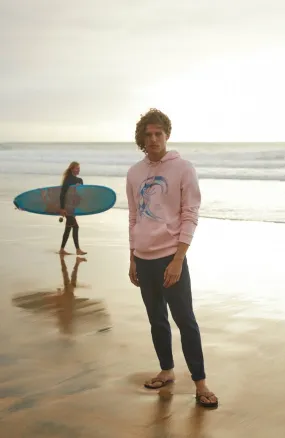 Sudadera O’NEILL hombre con capucha ORIGINAL SURFER HOODIE Crystal rose Ref.1A1414 surfera rosa palo